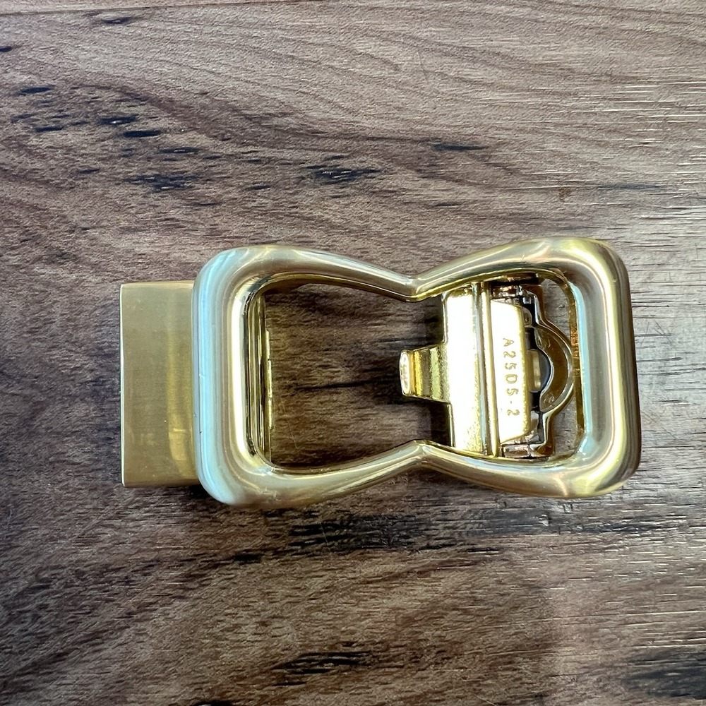 Nexbelt Gold Ratchet Belt Buckle Replacement Only Automatic Click Buckle Patent